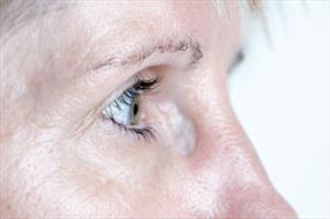 Side profile of a woman