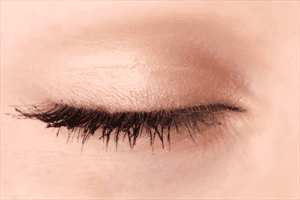 Close up image of a woman's eye